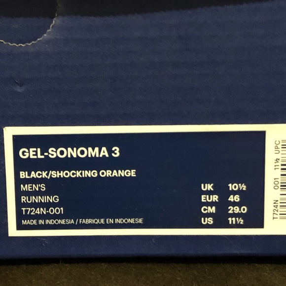 Men’s ASICS running sneakers - size 11.5 - Picture 2 of 5